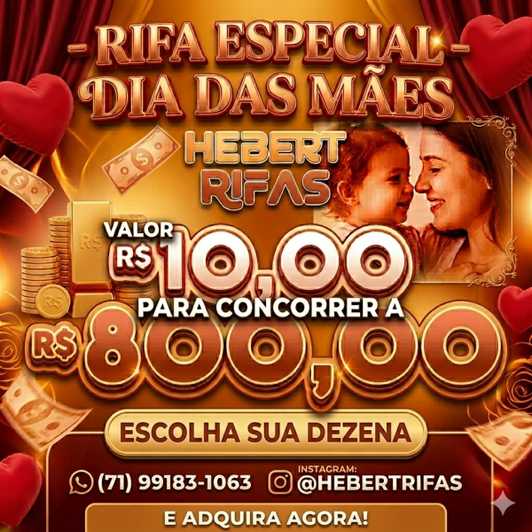 EX BAHIA 10 PARA 800 10/05 Dia das Mães 